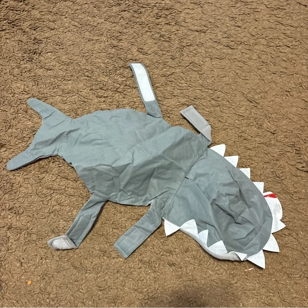 Gray Shark Pet Costume Dog Small NEW Halloween